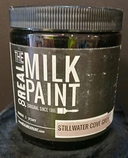 The Real Milk Paint Co. Makes 1 Pint Powder STILLWATER COVE GREY Environment