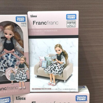 TAKARA TOMY Licca-chan Doll × Francfranc Interior Coordinate Full