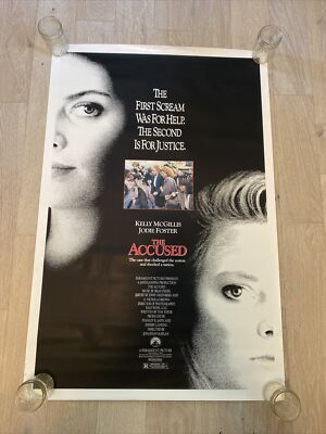 The Accused (1988) original movie poster  single-sided  27x41 rolled