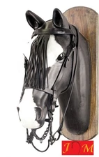 Vaquera JM Leather Bridle with Fringes Complete with Reins