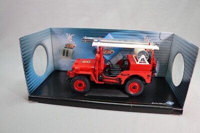 Solido Prestige 1/18 Jeep Willys Sapeurs-Pompiers Tarn 1942 - Occasion (boîte Abîmée)