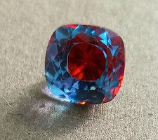 9.5 CT Natural Bi- Color Pitambari Sapphire Cushion Cut Loose Certified Gemstone