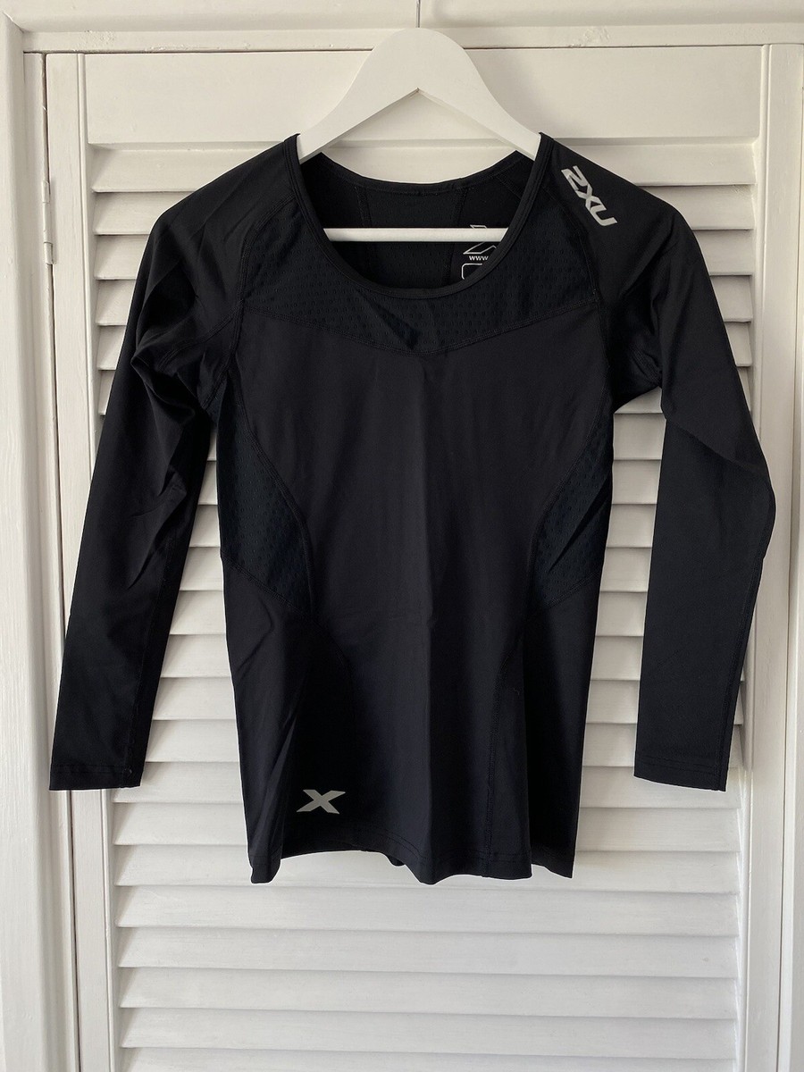 2XU Women's Core Compression Long Sleeve Top Black M