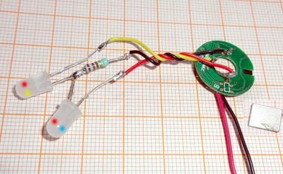 Hall-Sensor Pcb. ( 12V ) Neodym 2x LED DIY Lötübung sehr einfach ... Diy