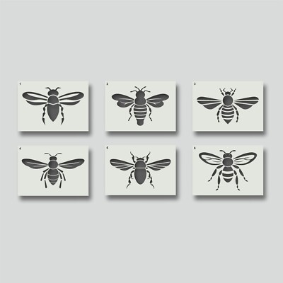 Bienenschablonen, wiederverwendbare Schablonen zum Malen, Kunst & Basteln, Wohndeko.