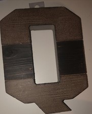 8  Distressed Wood Letter Q