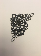 Couture Creations Rosy Corner Die 2.5"x2.25" flower, rose