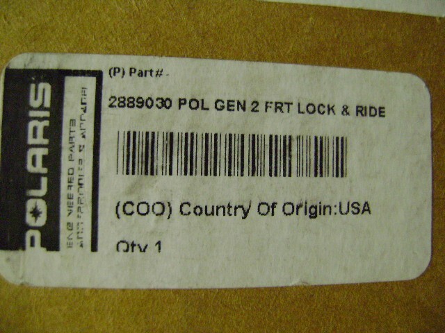Polaris 2889030 Lock & Ride Clear Full Glass Windshield Ranger 1000 for ...