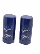 2 x BLUE NORTH DEODORANT STICK Jean Marc Paris Men alcohol free 2.8 oz NEW