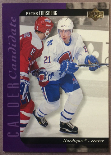 1994-95 Upper Deck Calder Candidate #528 Peter Forsberg Quebec Nordiques - 第 1/1 張圖片