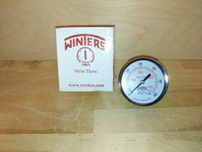 Manometr WINTERS 36TW06 PEM3413LF 0-600 psi. 1/4" NPT na plecach, tarcza 2,5"