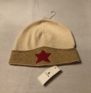 gold baby hat