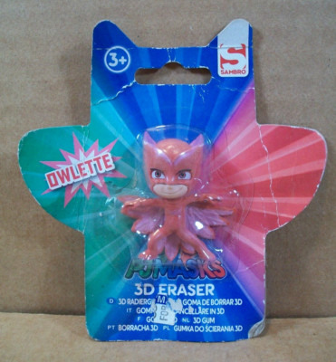 2007 Sambro ~ PJ Masks - Owlette ~ 3D Eraser