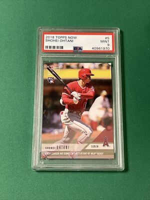 2018 Topps Ref Ohtani /569 RC PSA9 大谷