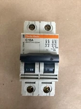 Merlin Gerin C15A 2-PoleMulti9 C60Circuit Breaker, 480Y/277VAC/125VDC#206PT66FML