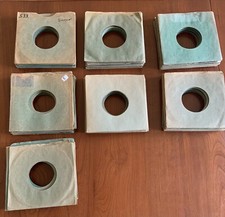 Lot of 20 Random Vintage Card Stock 45 RPM Record Sleeves 