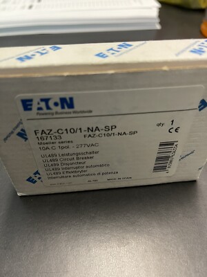 Eaton FAZ-C10/1-NA-SP Brand New In Box Moeller Series