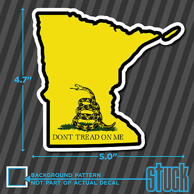 5.0/"x4.0/" printed vinyl decal sticker CO Colorado State Don/'t Tread On Me