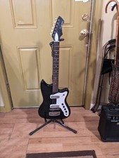 1960s Silvertone Bobkat Electric Guitar Tested All Original.