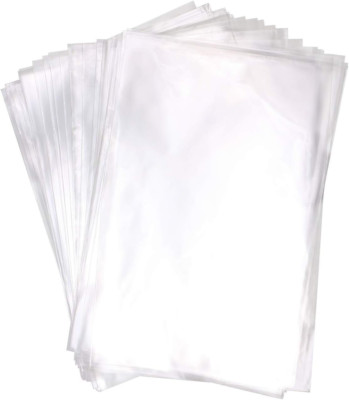 8'' x 12'' Clear Treat Bags OPP Cello Cellophane Flat Bag With 50Pcs Gold Color