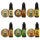 Wax Moustache & Beard Oil Set Scented Beard Styling Mens Grooming Conditioning