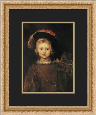 Rembrandt Van Rejn Portrait of Titus Custom Framed Print