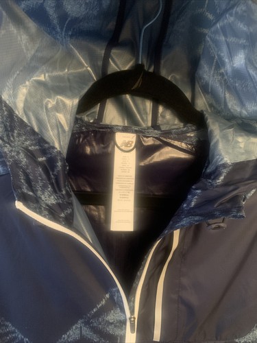 New Balance x J.Crew Navy Relaxed Half Zip Jacket Windbreaker Lightweight Small - Picture 7 of 7