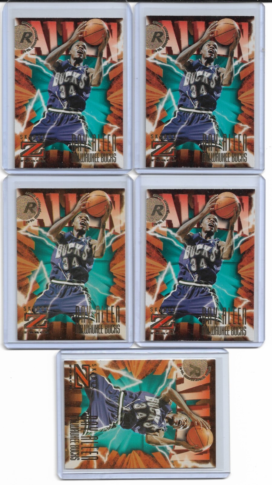 Ray Allen 1996-97 Skybox Z-Force RC #140