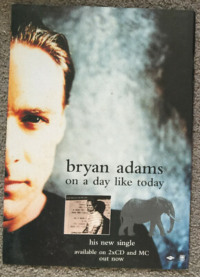 BRYAN ADAMS ~ ON A DAY LIKE TODAY 1998 Full page UK magazine ad 