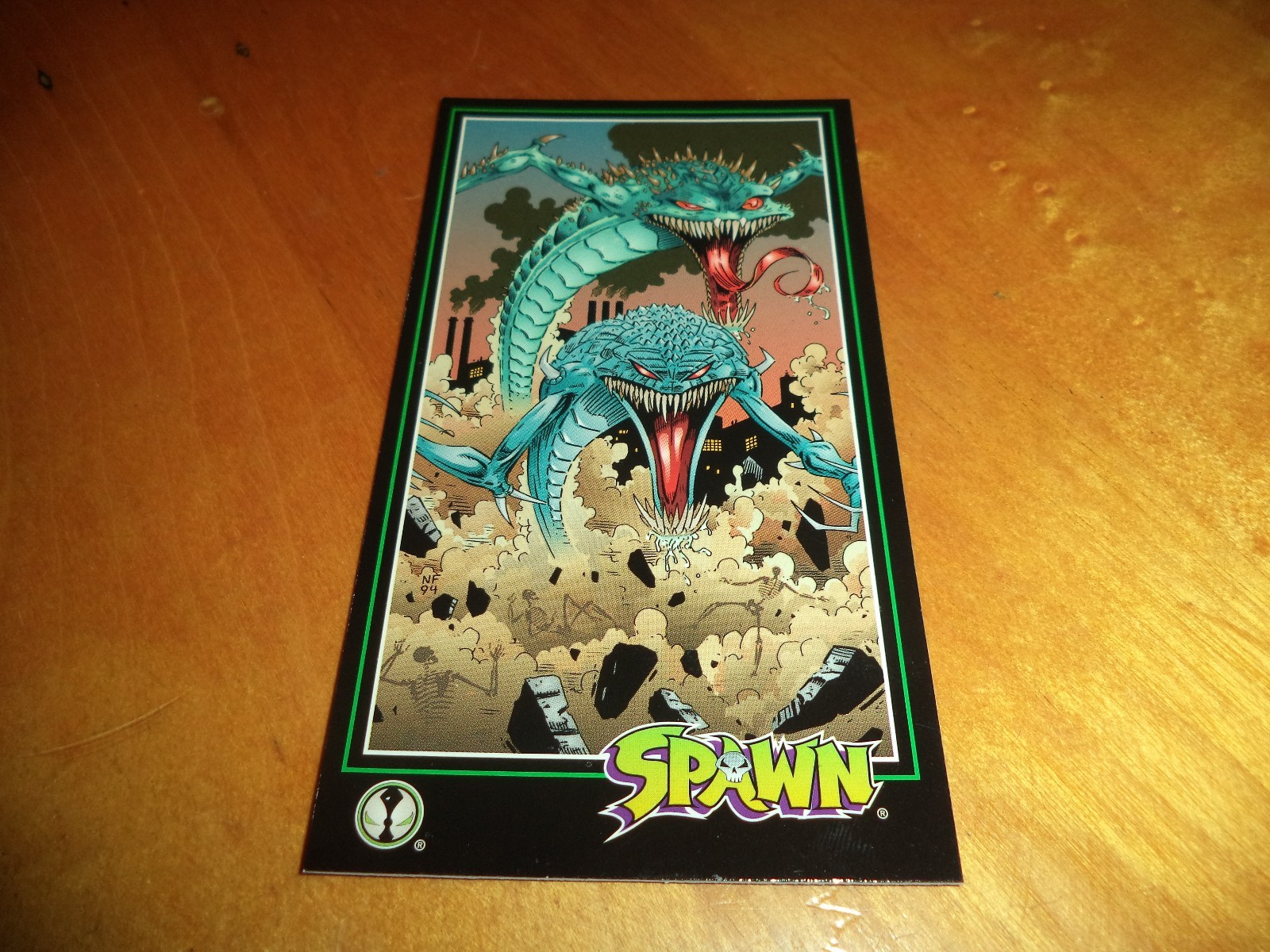 Spawn Simmonville Simmonsville # 91 - 1995 Wildstorm Spawn Widevision Base Trading Card ...