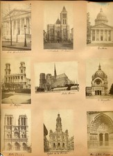ARCHITECTURAL EXTERIOR, CATHEDRALS AND FAMOUS BUILDINGS. ALBUMEN.