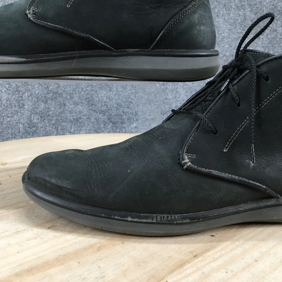 Botas Skechers Mark Nason para Hombres 12 Dewsbury Tres Ojos Chukka 68122 Cuero Negro Foto 3 de 4