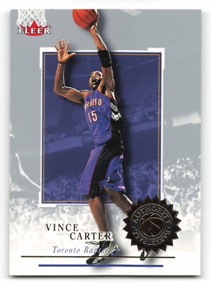 2000-01 Fleer Authority  #30 VINCE CARTER Toronto Raptors  !!!