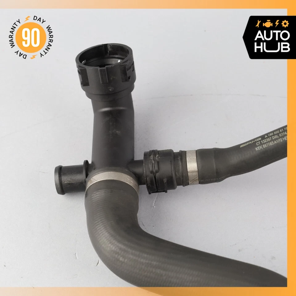 Mercedes W166 ML63 AMG Engine Coolant Radiator Hose Right Side OEM - Image 2 of 4
