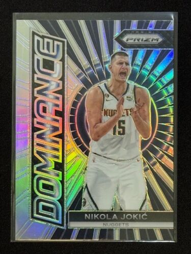 2023-24 Panini Prizm - Dominance Silver Prizm #10 Nikola Jokić NUGGETS