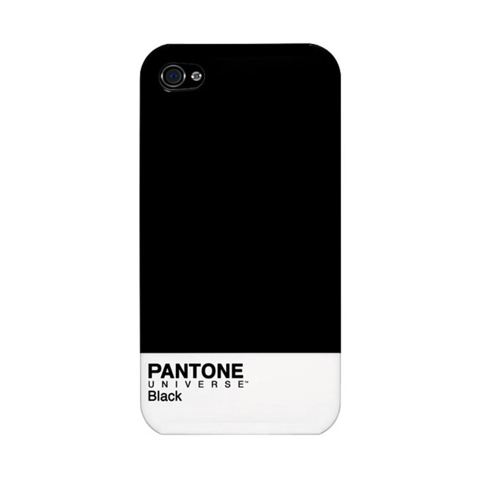 COQUE PANTONE UNIVERSE POUR APPLE IPHONE 4 4S NOIR - Photo 1/1