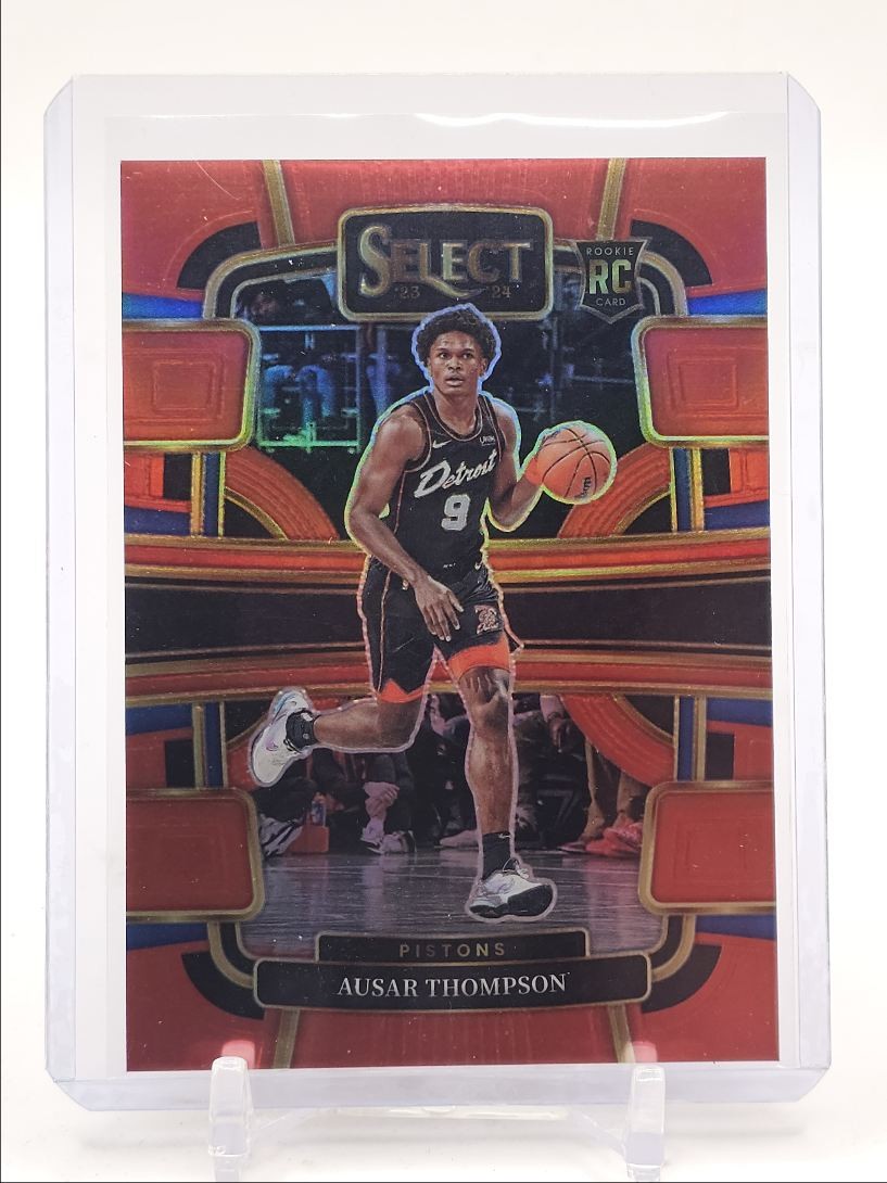 AUSAR THOMPSON 2023-24 SELECT CONCOURSE ROOKIE RED PISTONS RC /199 Q5118