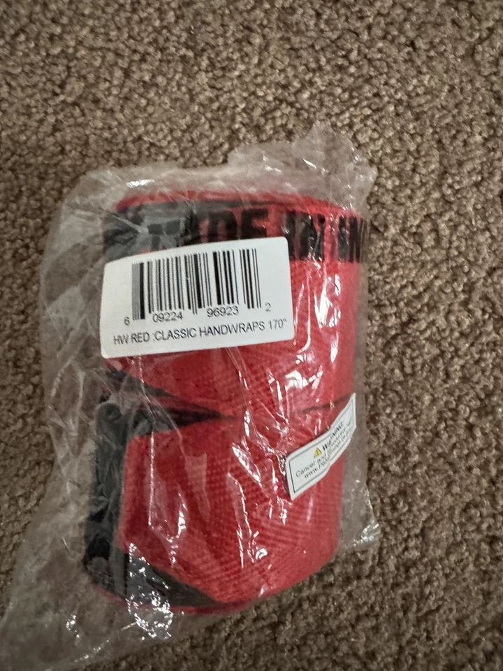 New Ringside Mexican Style Boxing MMA Handwraps Hand Wrap Wraps 180" - Red - Image 2 of 2