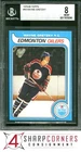 1979 TOPPS #18 WAYNE GRETZKY RC OILERS HOF BGS 8