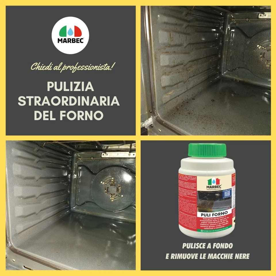 Detergente Gel Sgrassatore Disincrostante Forni Barbecue Pentole PULI FORNO - Immagine 3 di 4