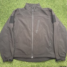 Condor Phantom Soft Shell Jacket Mens Large Black Polyester Tactical Fleece