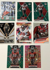 Warren Sapp LOT (8) 1995-2023. RC, COLORED MOSAIC Prizms, Base. BUCCANEERS DT