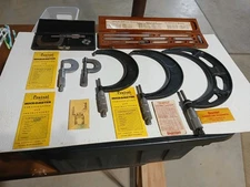 Starrett Antique Micrometer and Other Machinist Tools