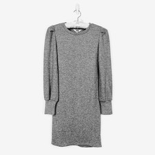 BB Dakota Knit The Scene Sweater Dress Size XS Gray Neutral Minimalist