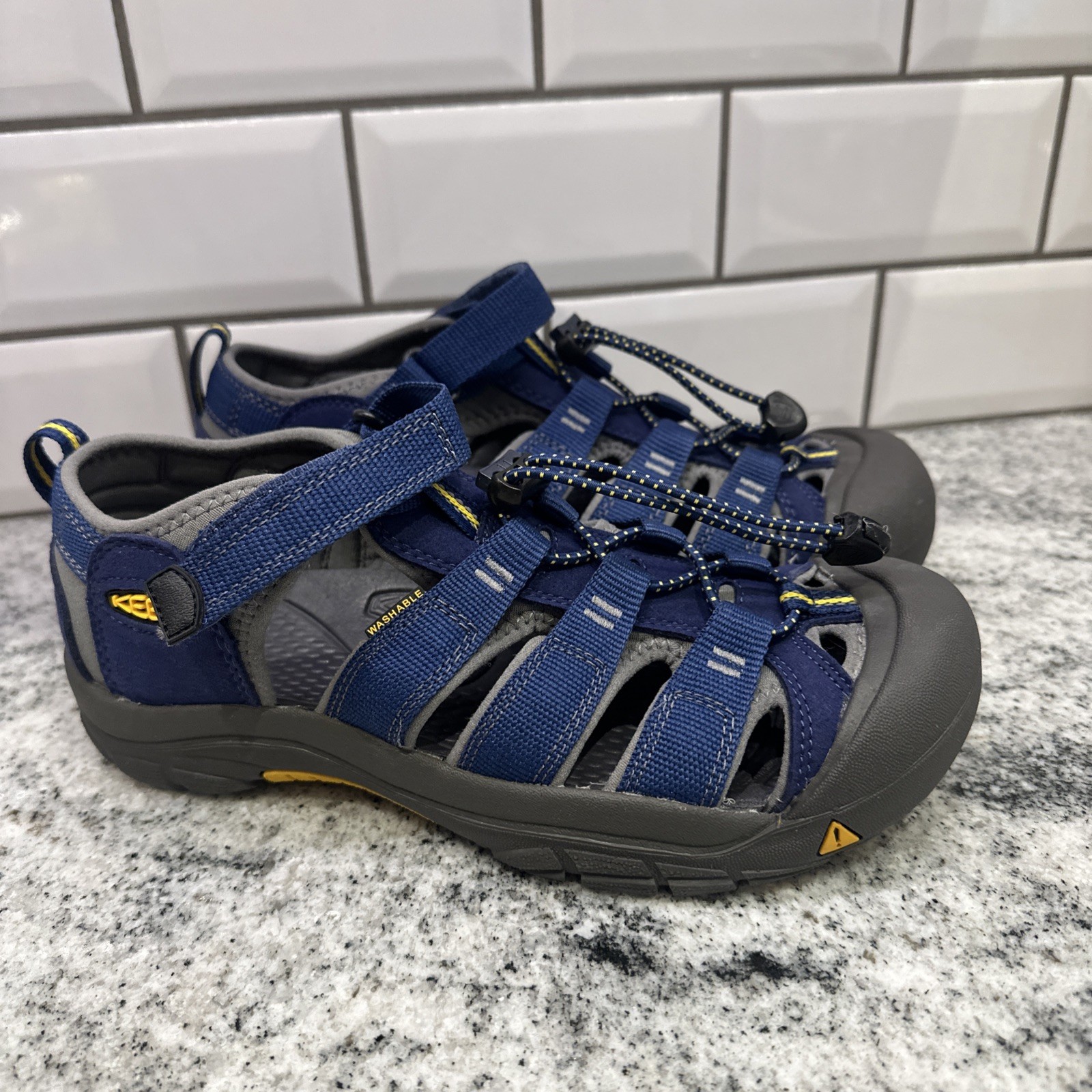 Sandali Keen Newport H2 bambini giovani 6 blu impermeabili scarpe sportive ragazzo ragazza escursionismo