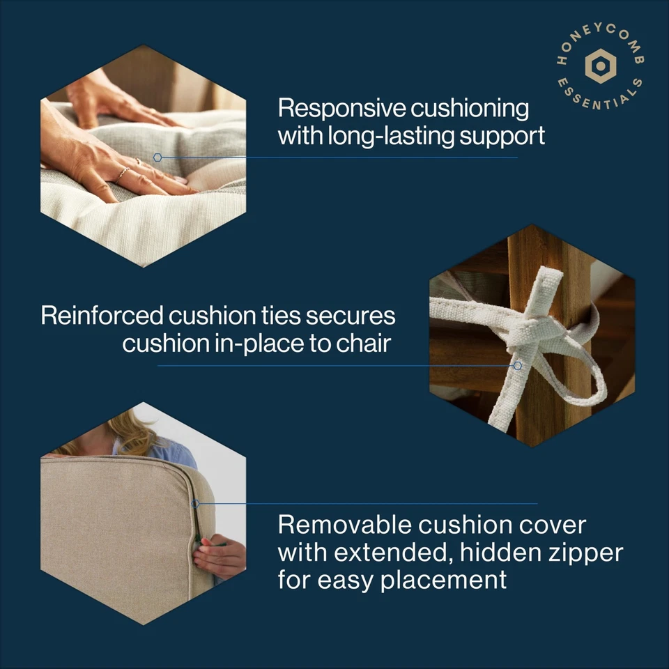 Outdoor Essentials Chaise Lounge, 21 x 70, Boheme Chair Cushion for Patio Fur... - Image 4 of 4