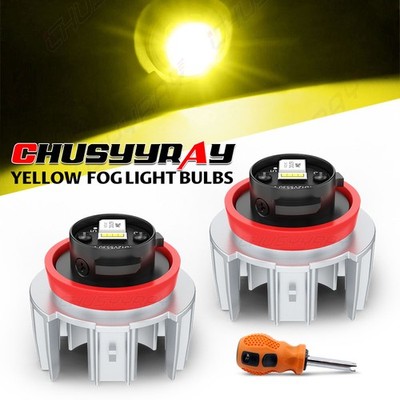 2x L1B Yellow LED Bumper Fog Light Bulbs For 2022+ Toyota RAV4 Grand Highlander