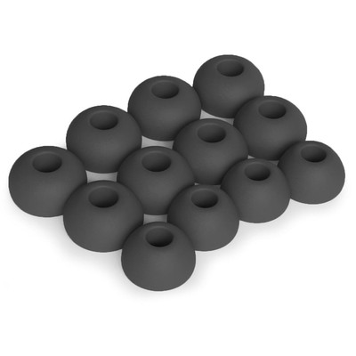 12 x Silikon Ohrhörer Gummi Tipps Für JBL Endurance Race Kopfhörer in Schwarz