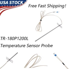 RTD Meat Temperature Probe Sensor for Camping BBQ and Traeger Wood Pellet Grills