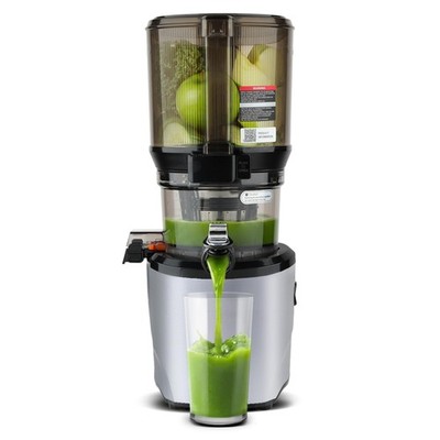 Kuvings AUTO10 Cold Press Juicer Silver - Hands-Free Electric Masticating Juicer